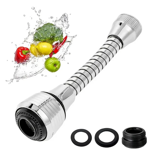 Extensor de Grifo 360° de Acero Inoxidable – Ahorro de Agua